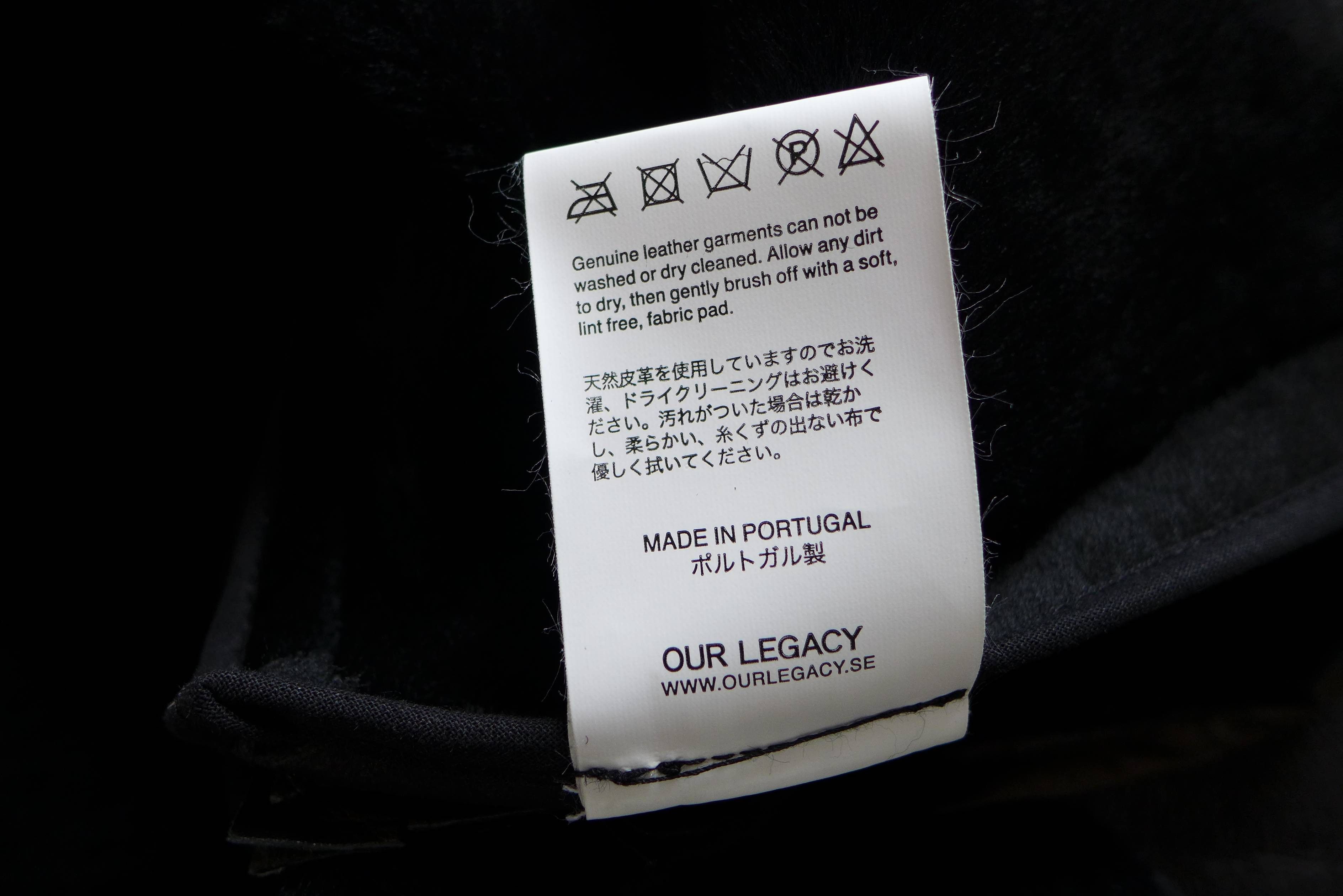 Our Legacy Our Legacy FW16 Liner Jacket - Black Leather Size US L / EU 52-54 / 3 - 12 Thumbnail
