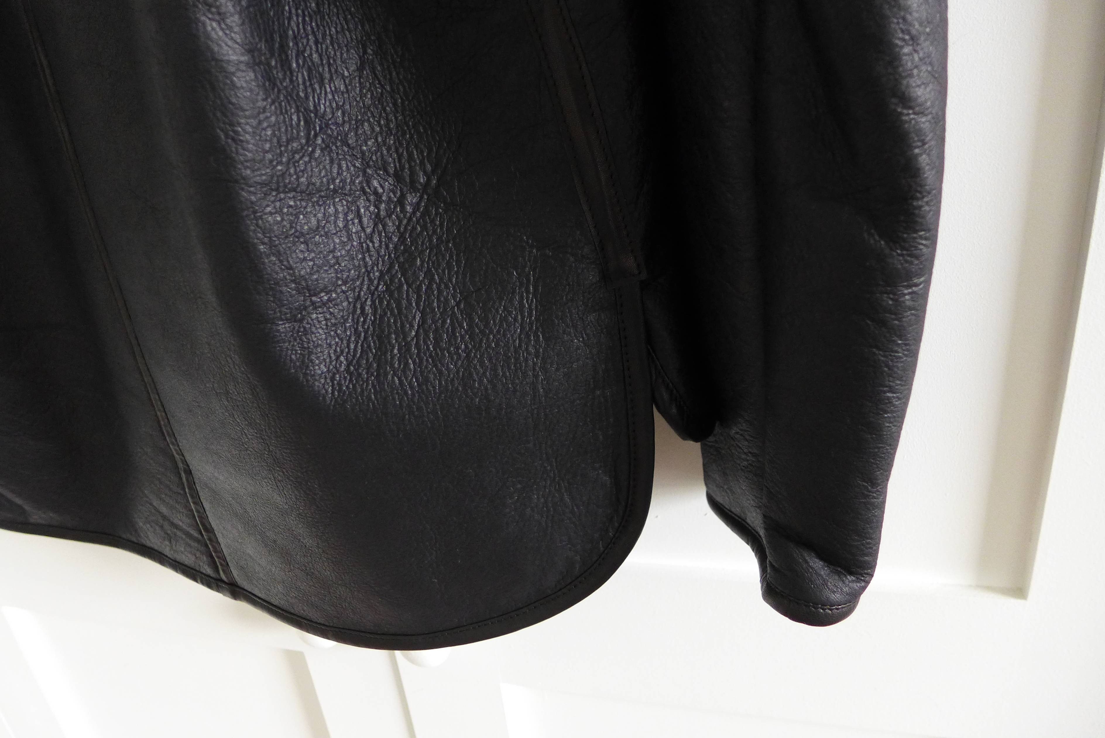 Our Legacy Our Legacy FW16 Liner Jacket - Black Leather Size US L / EU 52-54 / 3 - 8 Thumbnail