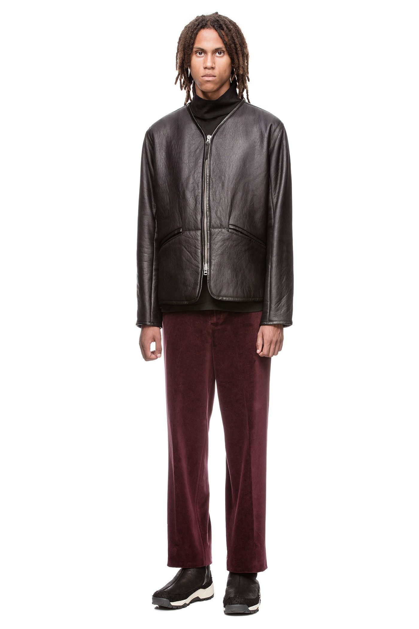 Our Legacy Our Legacy FW16 Liner Jacket - Black Leather Size US L / EU 52-54 / 3 - 5 Thumbnail