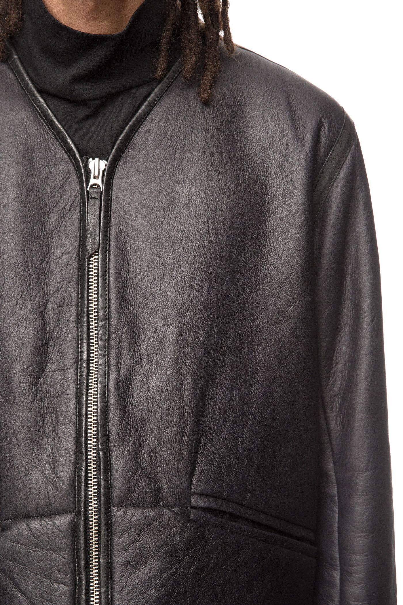Our Legacy Our Legacy FW16 Liner Jacket - Black Leather Size US L / EU 52-54 / 3 - 2 Thumbnail