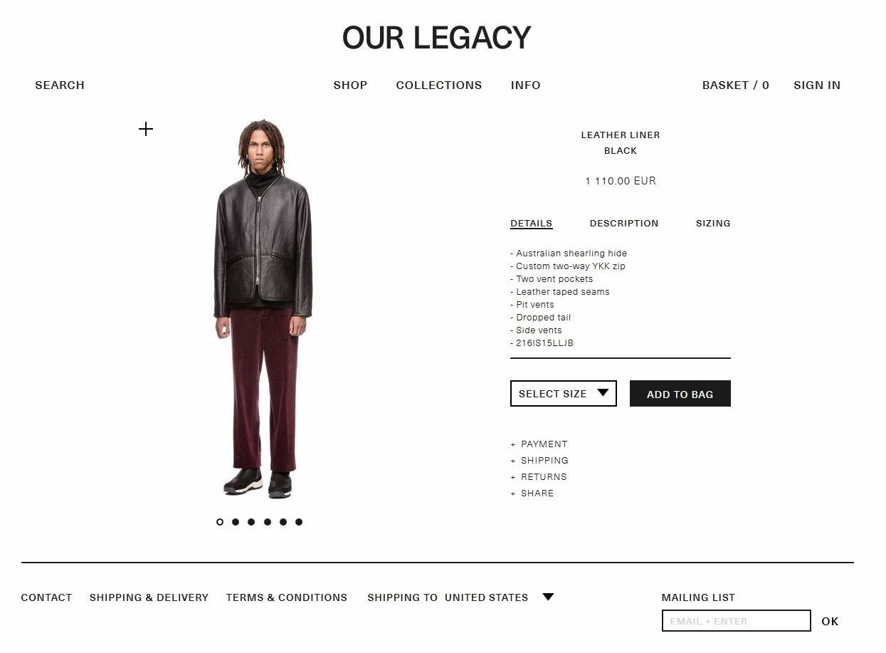 Our Legacy Our Legacy FW16 Liner Jacket - Black Leather Size US L / EU 52-54 / 3 - 15 Thumbnail