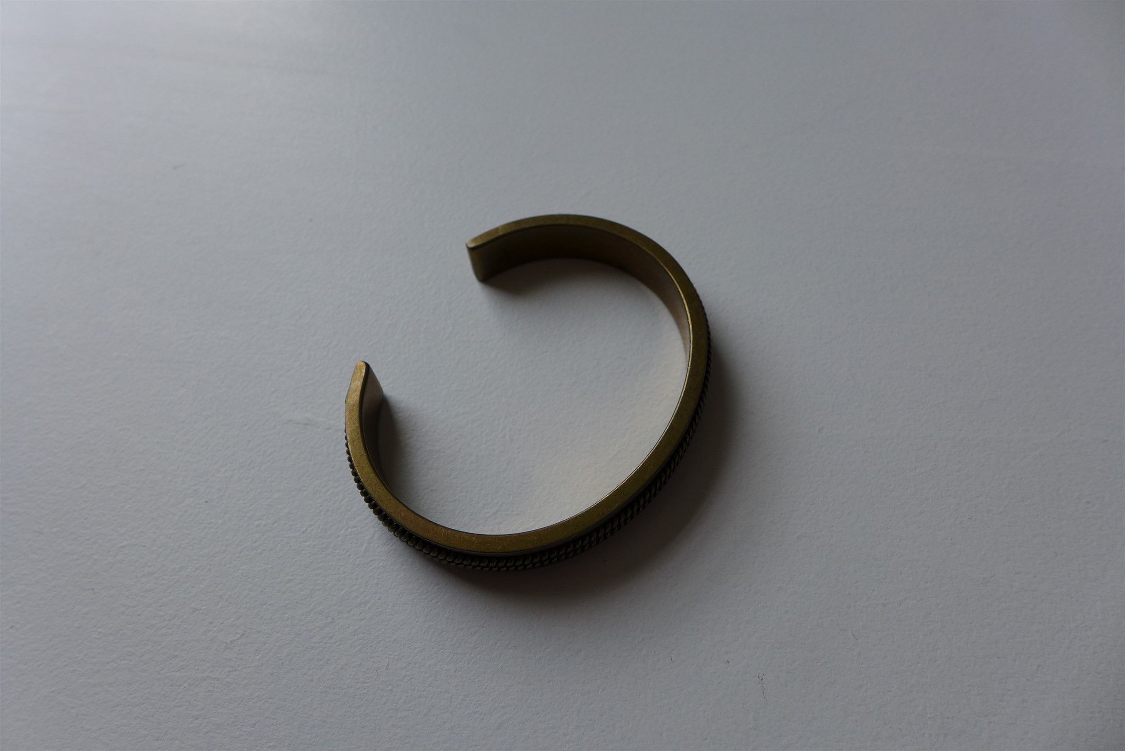 Saint Laurent Paris *Size Large* Saint Laurent Cuff Bracelet - Gold-Tone Brass Size ONE SIZE - 4 Thumbnail