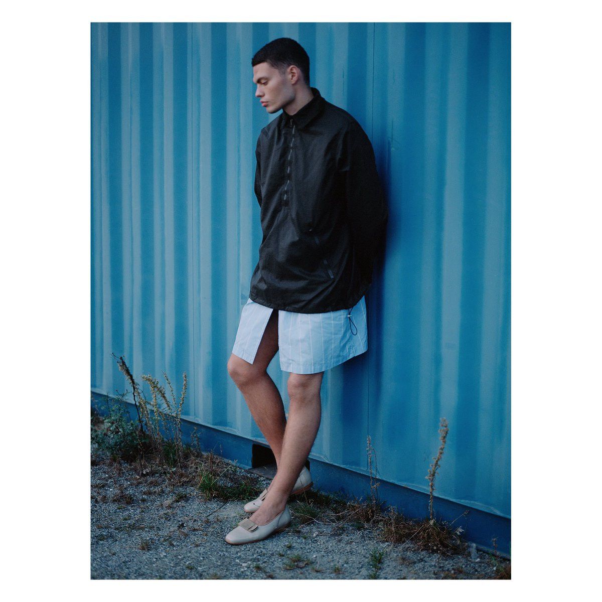 Our Legacy Our Legacy Half Zip Smock Jacket - Parachute Black Size US M / EU 48-50 / 2 - 3 Thumbnail