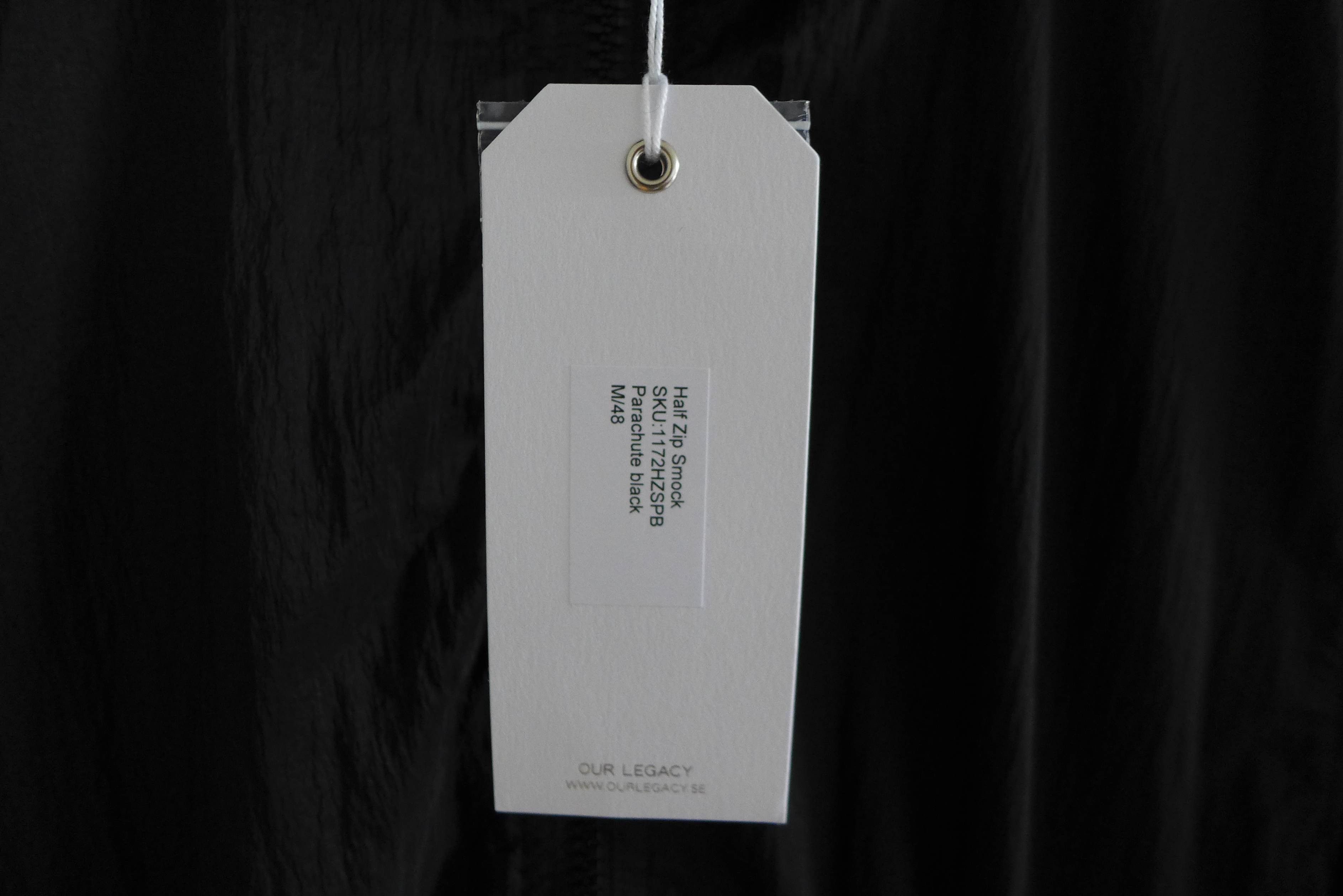 Our Legacy Our Legacy Half Zip Smock Jacket - Parachute Black Size US M / EU 48-50 / 2 - 8 Thumbnail