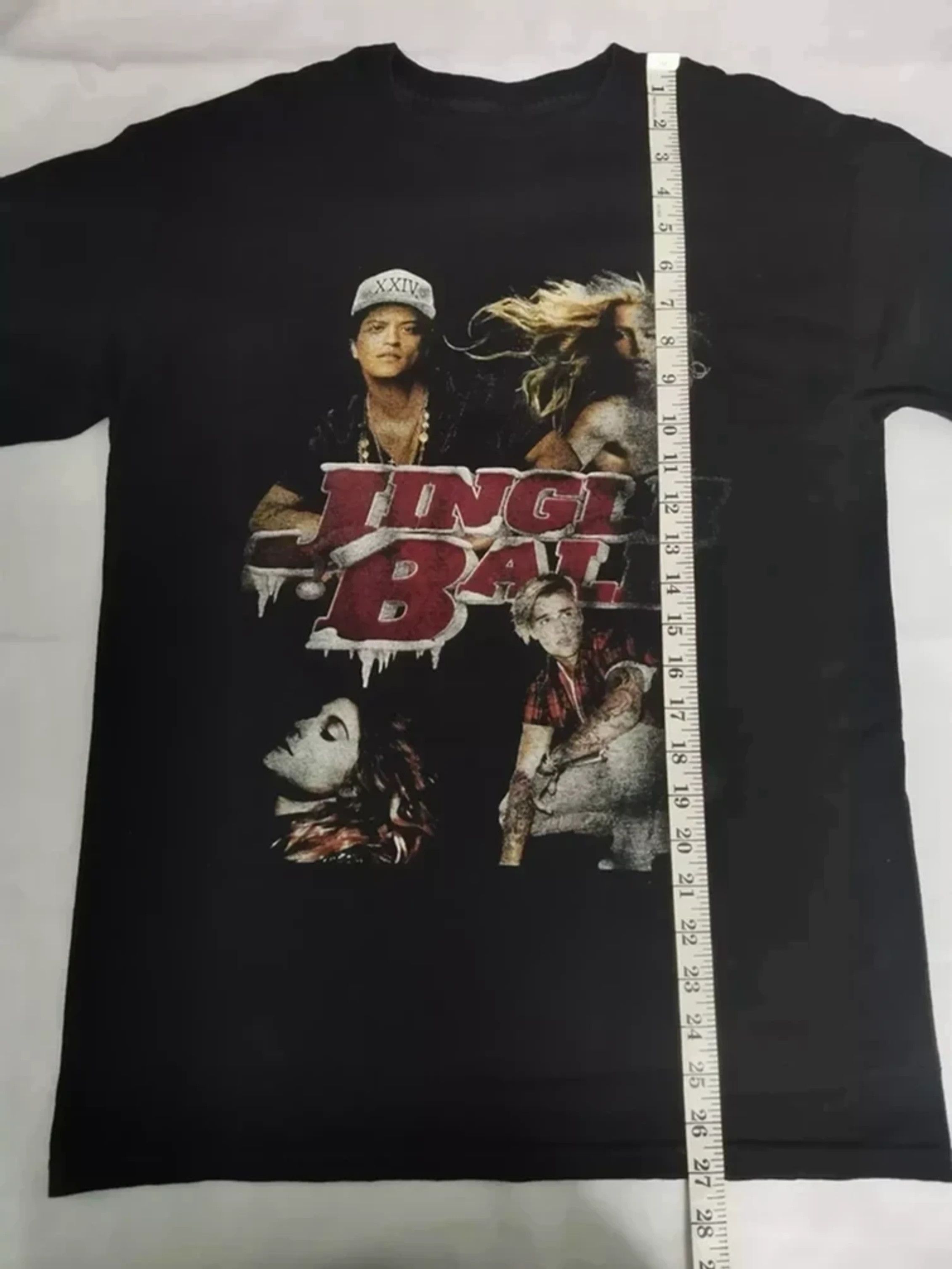 Band Tees Jingle Ball Tour Bruno Britney Bieber Rap T Iee Size US M / EU 48-50 / 2 - 5 Thumbnail