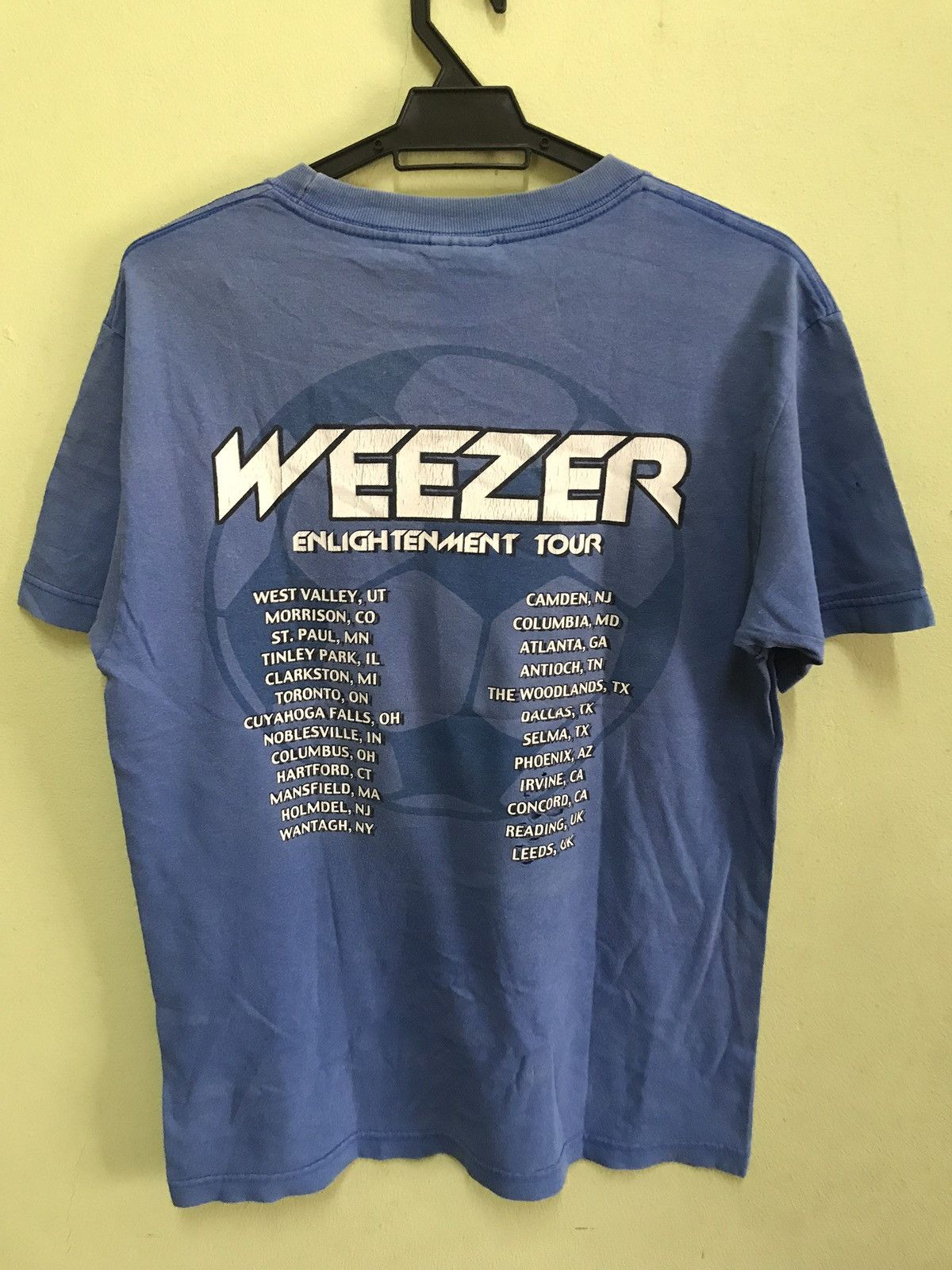 Band Tees × Vintage Vintage Weezer Enlightenment Tour 90s Sun Faded Size US M / EU 48-50 / 2 - 4 Thumbnail