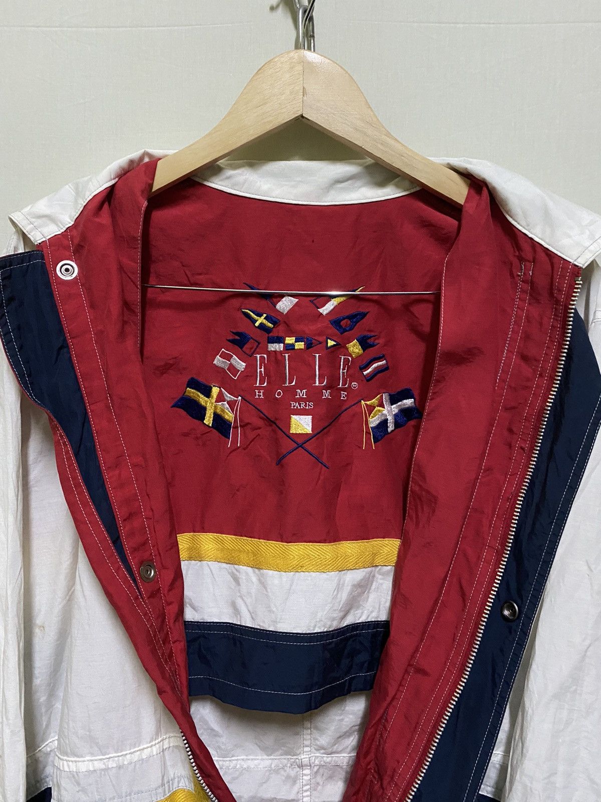 Designer × Japanese Brand Elle Homme Paris Colour Winbreaker Jacket Size US XL / EU 56 / 4 - 6 Thumbnail