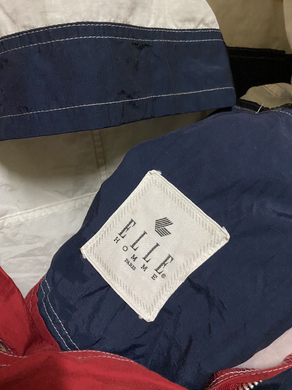 Designer × Japanese Brand Elle Homme Paris Colour Winbreaker Jacket Size US XL / EU 56 / 4 - 8 Thumbnail