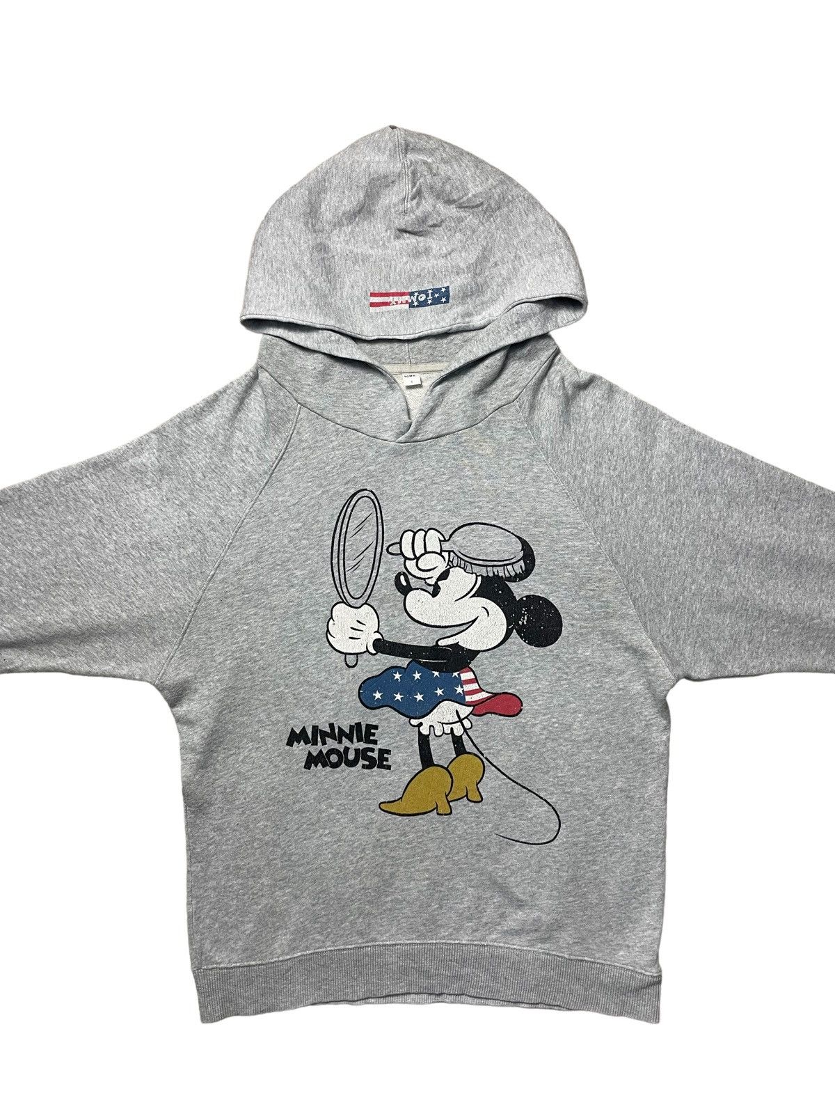 Tommy Hilfiger RARE! Disney x Tommy Hilfiger USA Minnie Mouse Hoodie Size S / US 4 / IT 40 - 3 Thumbnail