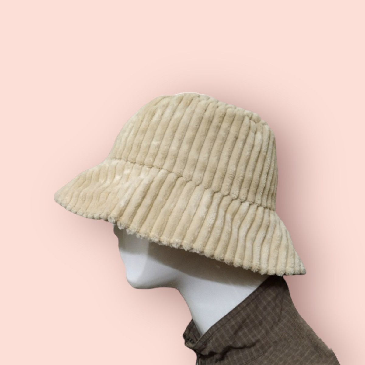 Edition Japan × Vintage VINTAGE WIDE STRIPED CORDUROY BUCKET HAT Size ONE SIZE - 7 Thumbnail