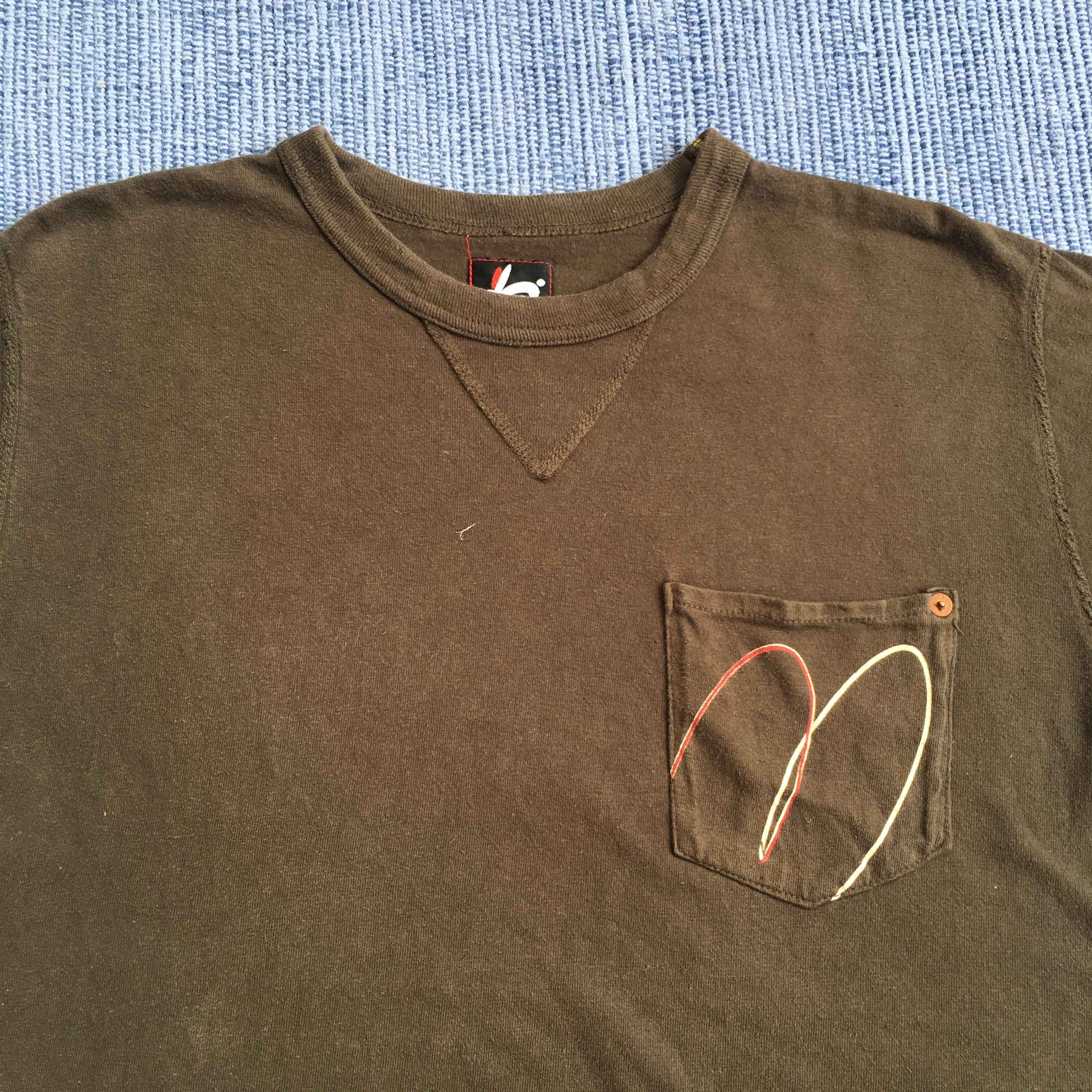 Japanese Brand red ear paul smith pocket tee Size US L / EU 52-54 / 3 - 6 Thumbnail