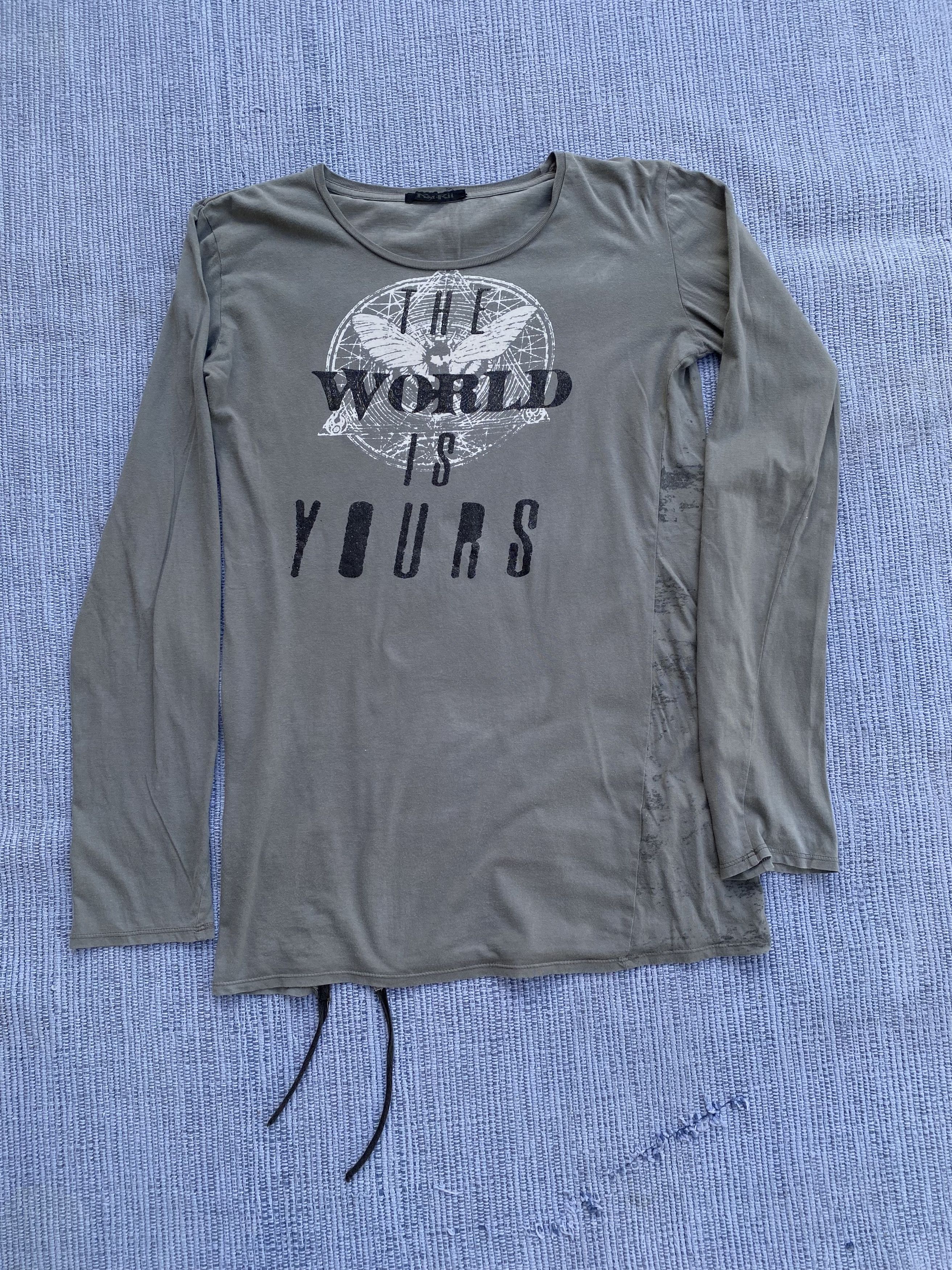 KMRii “the world is yours” t-shirt Size US S / EU 44-46 / 1 - 6 Thumbnail
