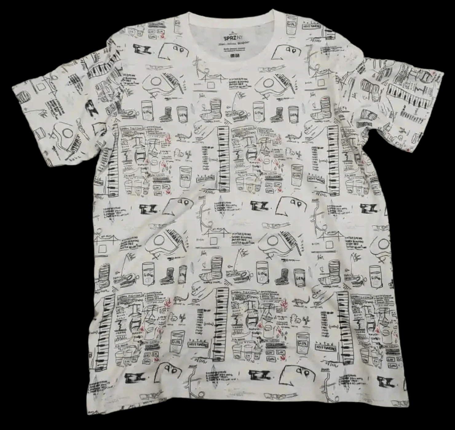 ❎ Jean Michel Basquiat Fullprint T