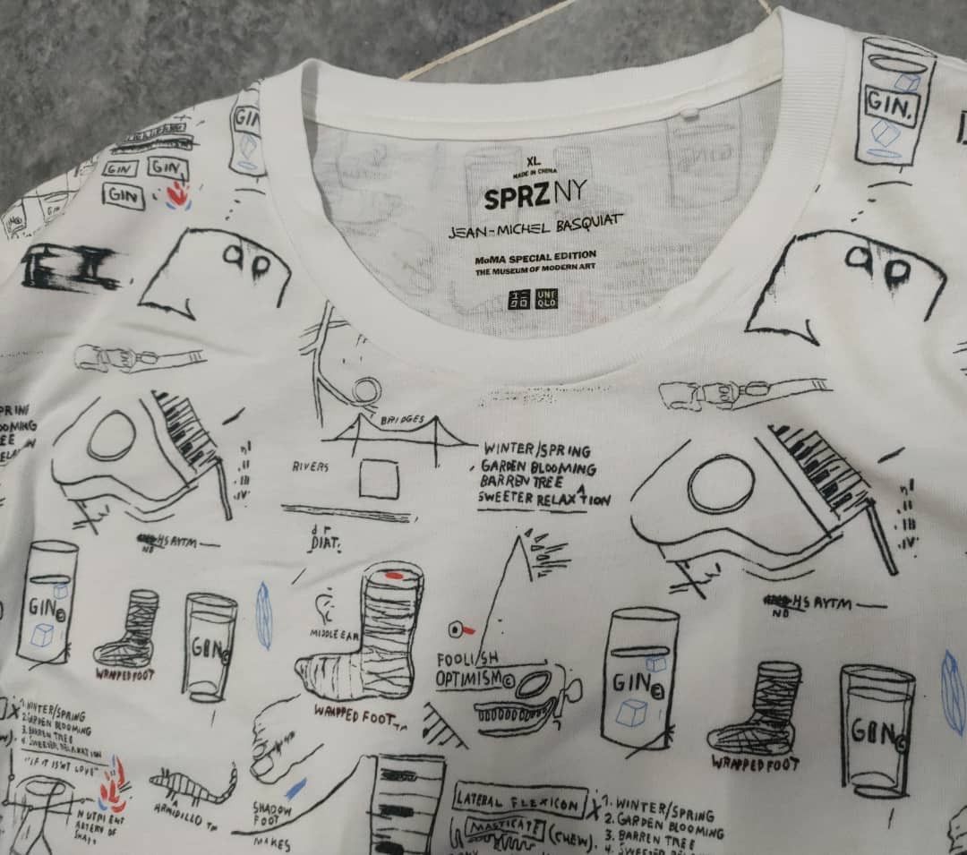 Jean-Michel Basquiat Jean Michel Basquiat Fullprint T Size US L / EU 52-54 / 3 - 2 Thumbnail