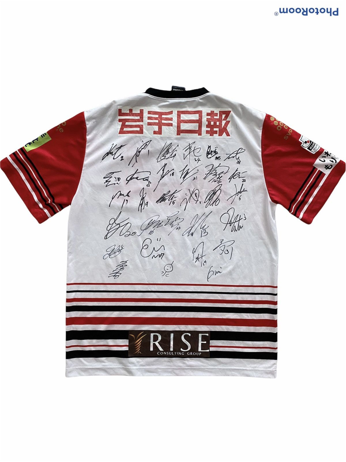 Japanese Brand × Vintage GRULLA MORIAKA FC Jersey Sign Player J3 LEAGUE Size US XL / EU 56 / 4 - 2 Thumbnail