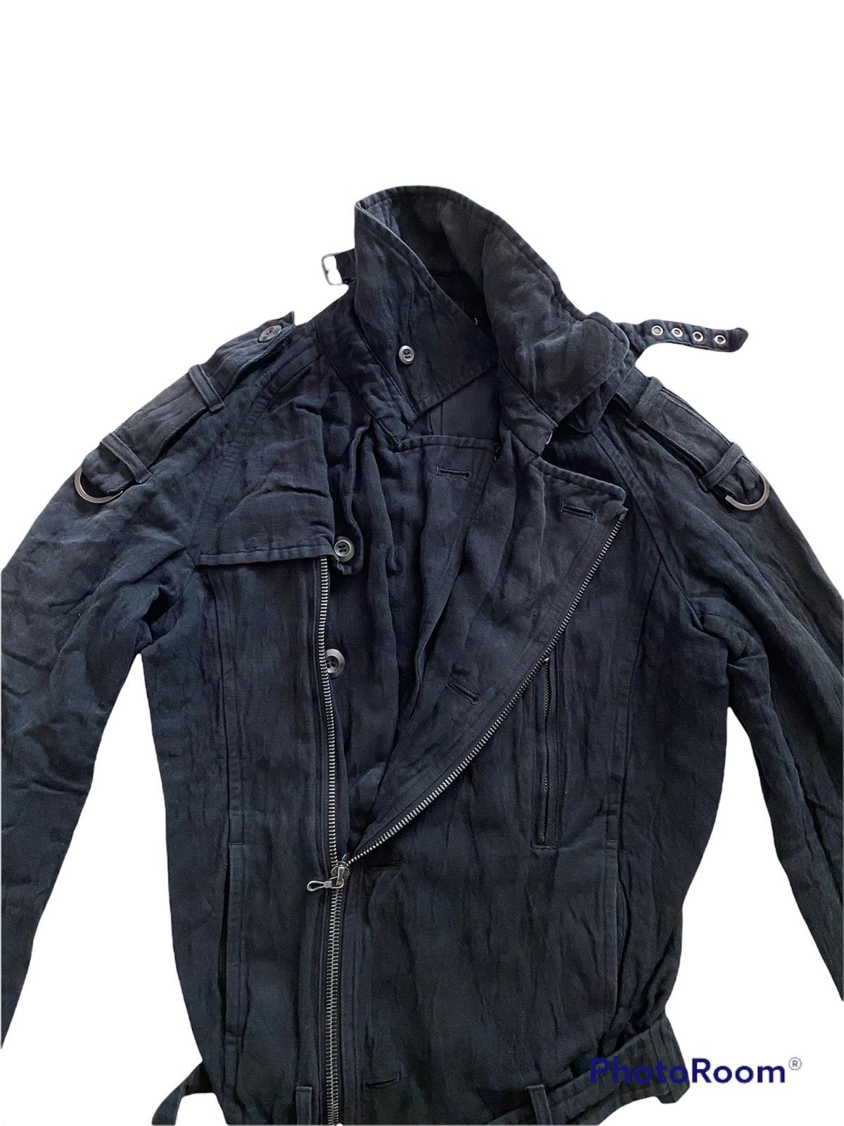 Attachment × Kazuyuki Kumagai Attachment grail💥 Attachment🇯🇵 Bondage Jacket zipper RiRi Size US M / EU 48-50 / 2 - 4 Thumbnail