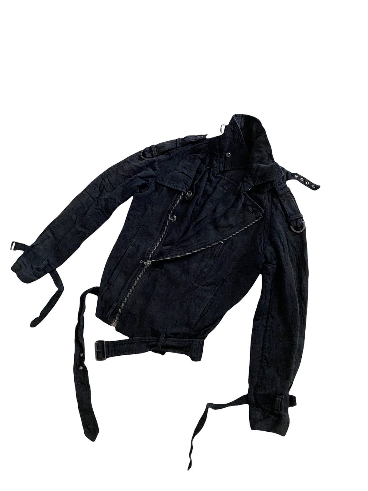 Attachment × Kazuyuki Kumagai Attachment grail💥 Attachment🇯🇵 Bondage Jacket zipper RiRi Size US M / EU 48-50 / 2 - 3 Thumbnail