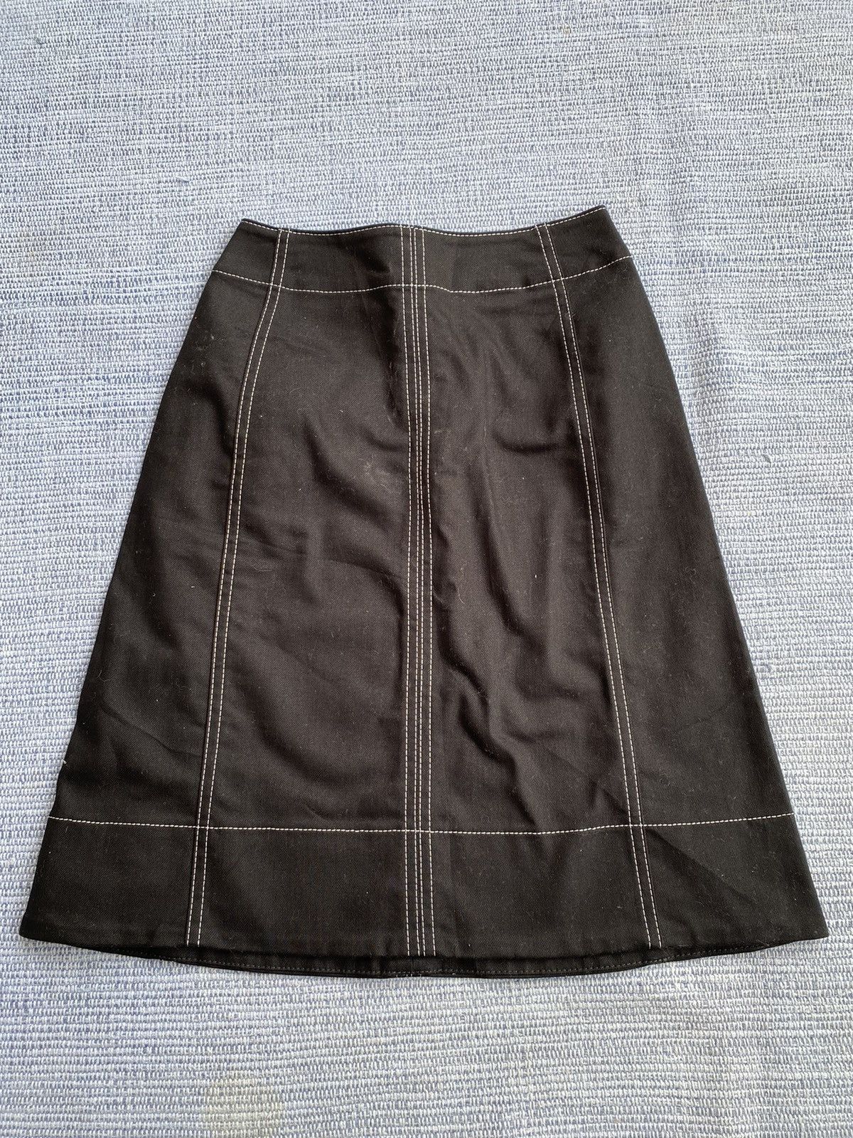 image of Christophe Lemaire x Lemaire Black Skirt, Women's (Size 24)