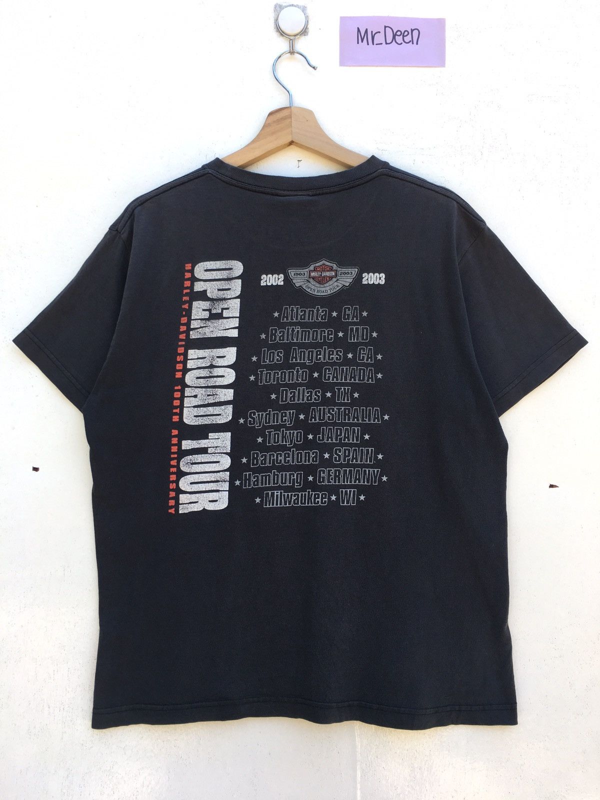Harley Davidson Harley Davidson 100th Anniversary Open Road Tour Tshirt Size US L / EU 52-54 / 3 - 13 Thumbnail