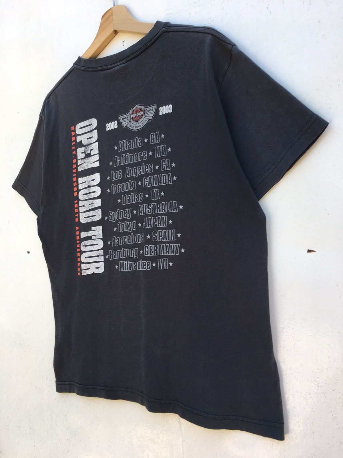 Harley Davidson Harley Davidson 100th Anniversary Open Road Tour Tshirt Size US L / EU 52-54 / 3 - 15 Thumbnail