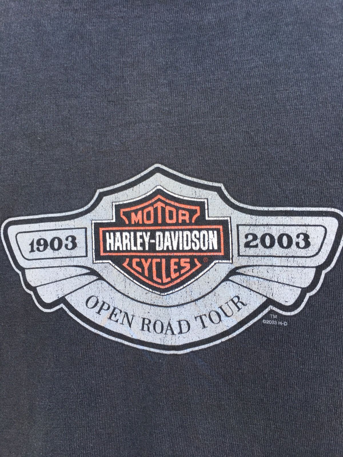Harley Davidson Harley Davidson 100th Anniversary Open Road Tour Tshirt Size US L / EU 52-54 / 3 - 7 Thumbnail