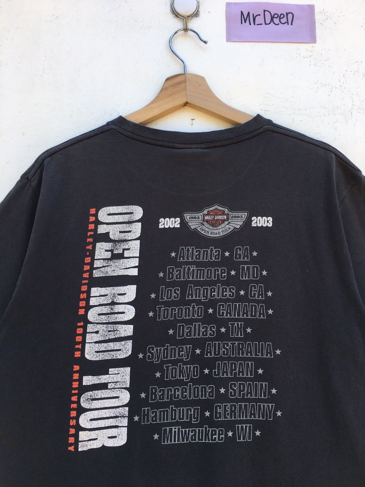 Harley Davidson Harley Davidson 100th Anniversary Open Road Tour Tshirt Size US L / EU 52-54 / 3 - 17 Thumbnail