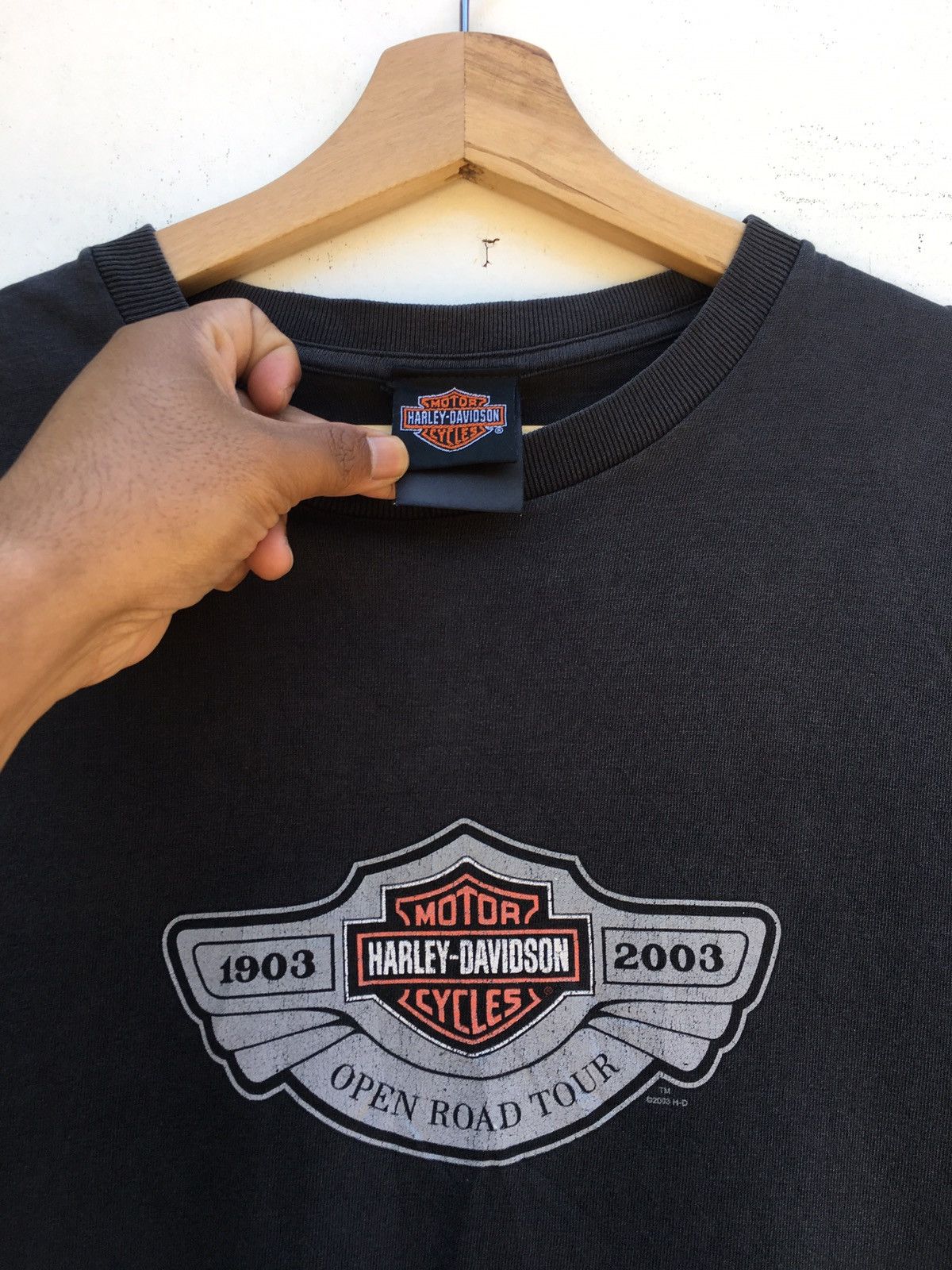 Harley Davidson Harley Davidson 100th Anniversary Open Road Tour Tshirt Size US L / EU 52-54 / 3 - 9 Thumbnail