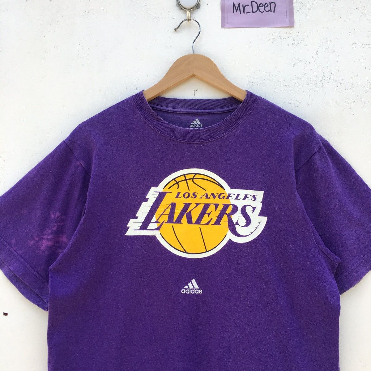 NBA Vintage L.A Lakers Big Logo Spellout Tshirt Size US S / EU 44-46 / 1 - 4 Thumbnail