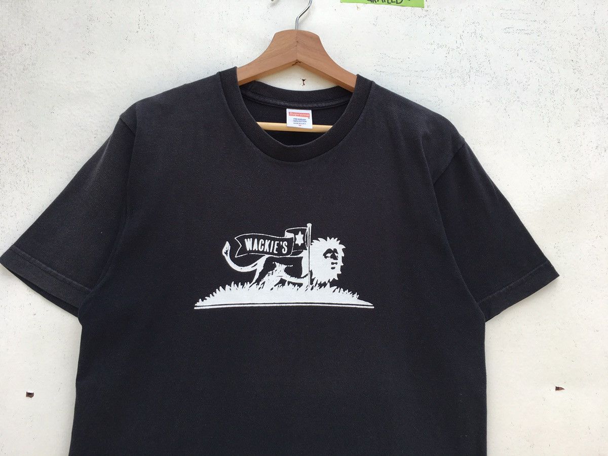 Supreme Rare Supreme “Wackies record” Box Logo Tshirt Size US M / EU 48-50 / 2 - 2 Thumbnail