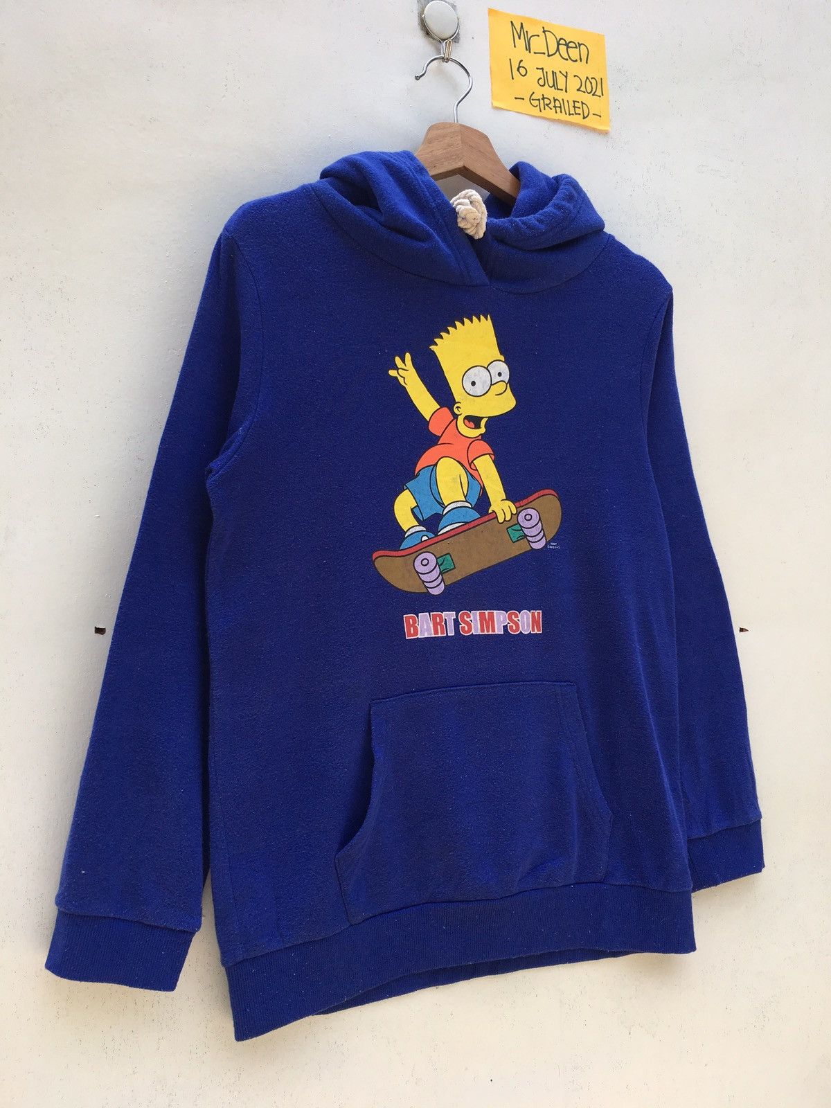 The Simpsons Vintage Bart Simpson Printed Hooded Sweatshirt Size US S / EU 44-46 / 1 - 2 Thumbnail
