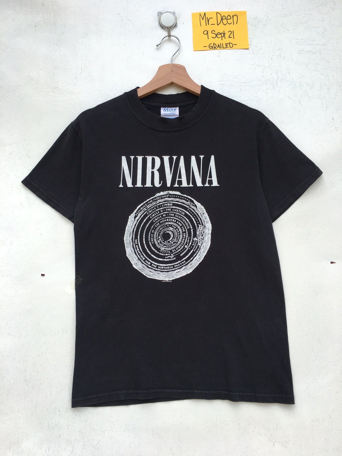 Nirvana Rare Vintage 2003 Nirvana Vestibule Logo Tshirt Size US S / EU 44-46 / 1 - 2 Thumbnail