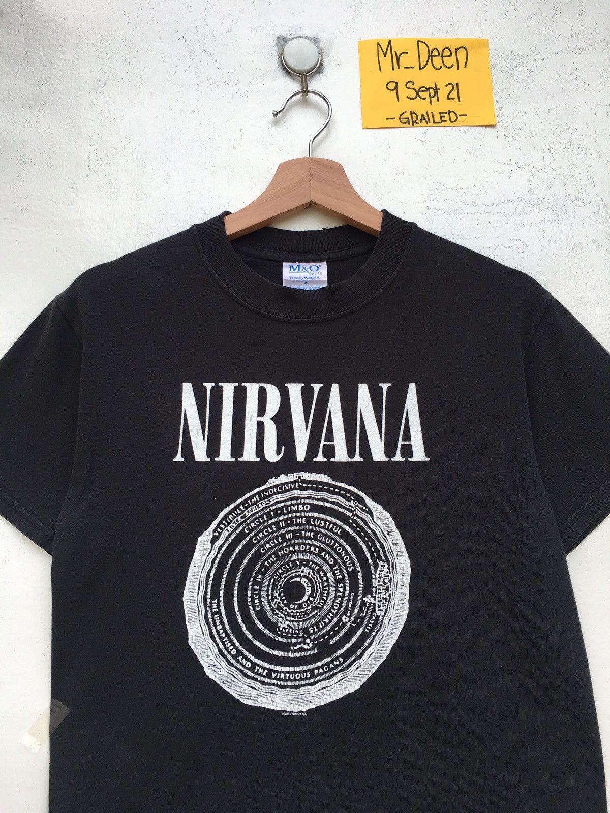 Rare Vintage 2003 Nirvana Vestibule Logo Tshirt
