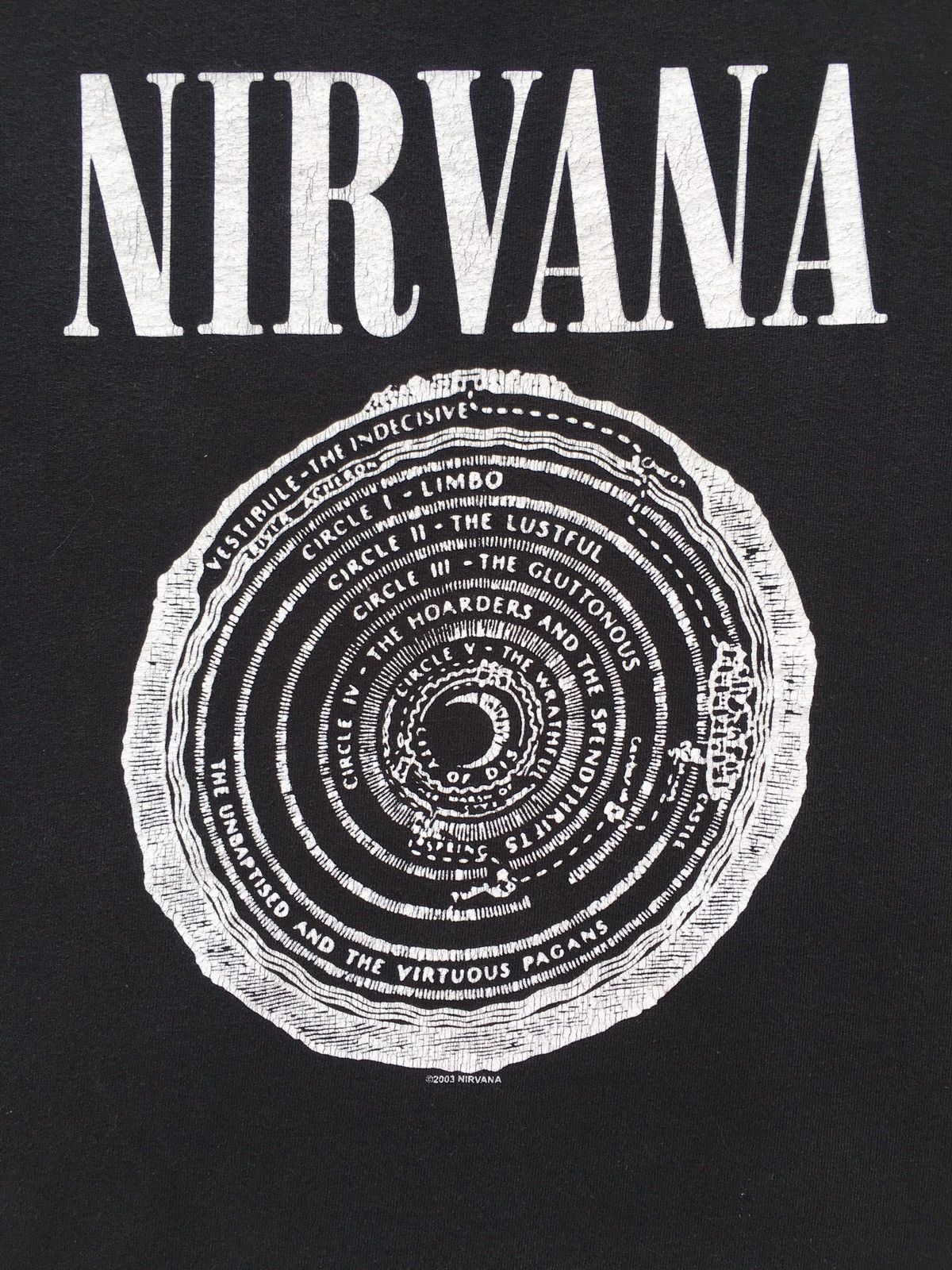 Nirvana Rare Vintage 2003 Nirvana Vestibule Logo Tshirt Size US S / EU 44-46 / 1 - 7 Thumbnail