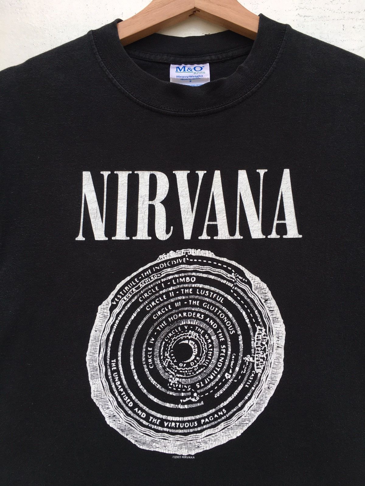 Nirvana Rare Vintage 2003 Nirvana Vestibule Logo Tshirt Size US S / EU 44-46 / 1 - 6 Thumbnail