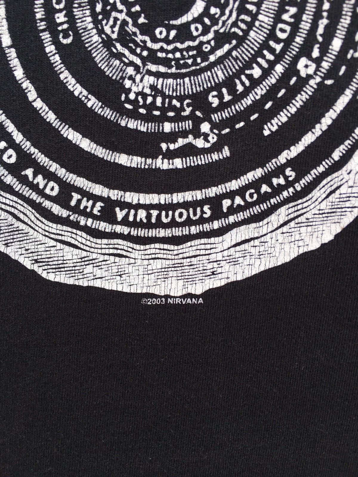 Nirvana Rare Vintage 2003 Nirvana Vestibule Logo Tshirt Size US S / EU 44-46 / 1 - 8 Thumbnail