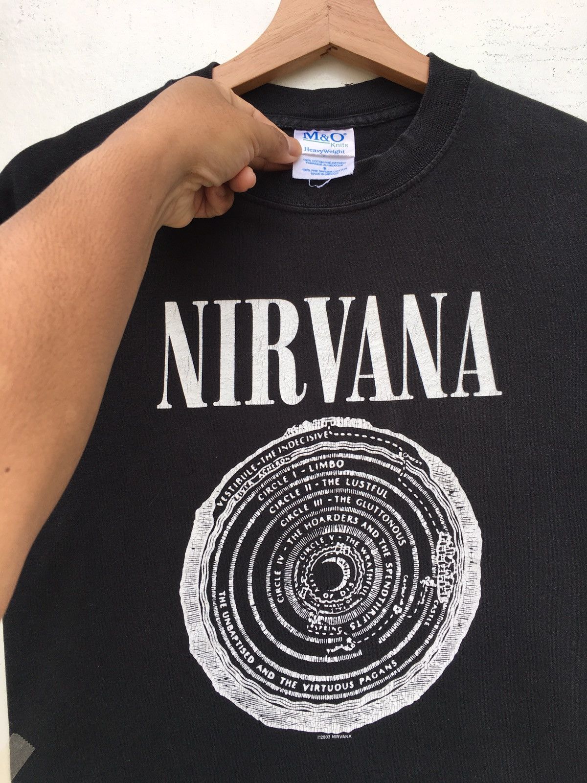 Nirvana Rare Vintage 2003 Nirvana Vestibule Logo Tshirt Size US S / EU 44-46 / 1 - 9 Thumbnail