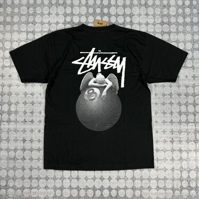 Stussy RARE STUSSY ANGEL TEE IN BLACK SIZE LARGE | Grailed