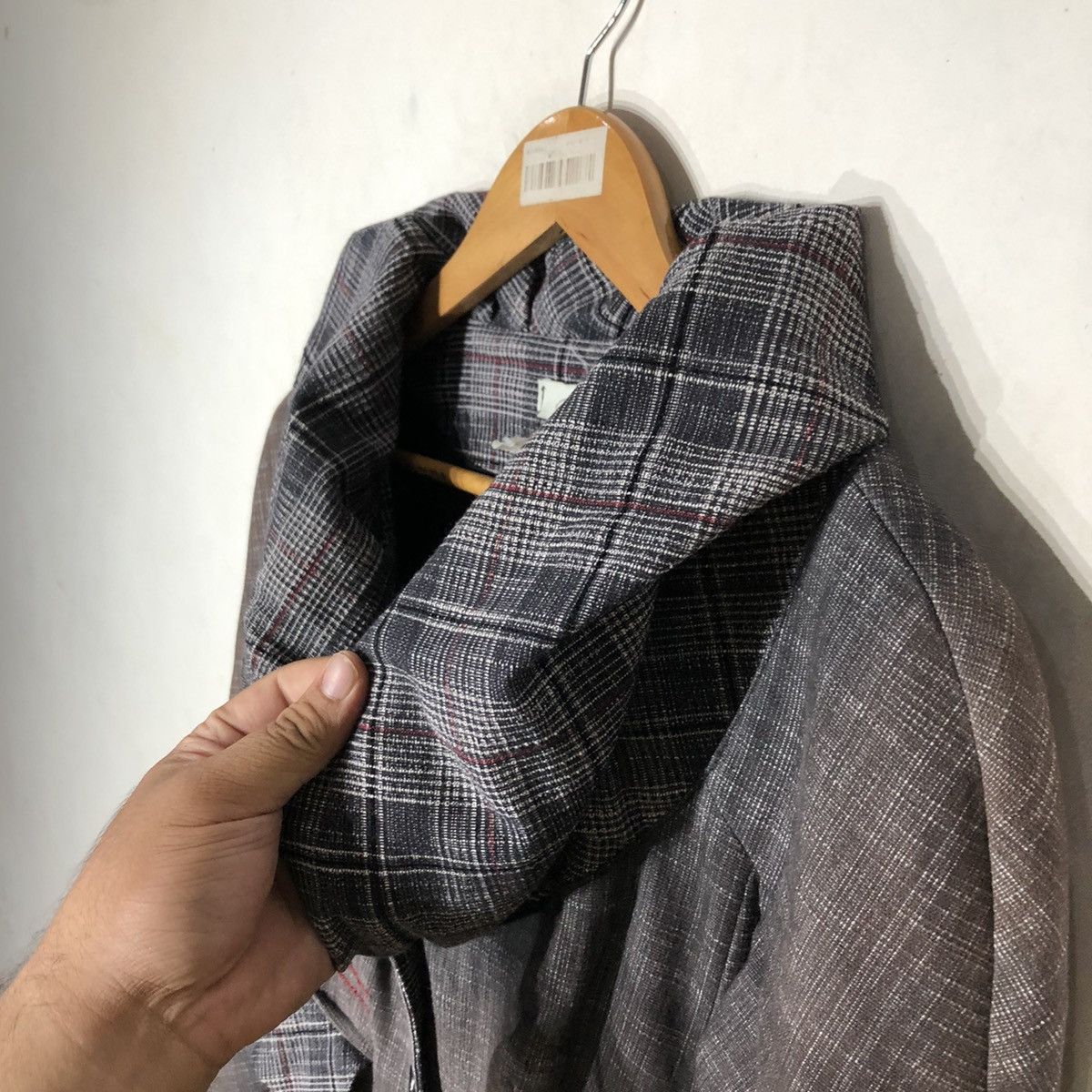 Vintage DOUBLE BREAST LONG JACKET FABRIC OF ITALY GRAVAION RI Size US S / EU 44-46 / 1 - 7 Thumbnail