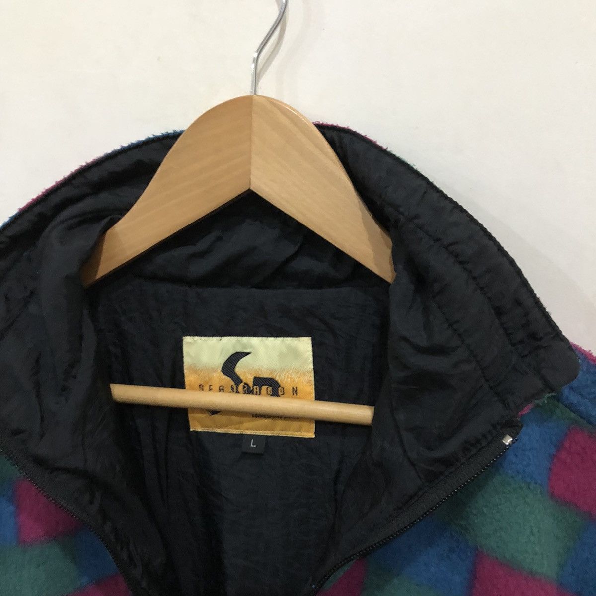 Japanese Brand SEADRAGON Box Design Half Zipper Fleece Jacket Size US L / EU 52-54 / 3 - 10 Thumbnail
