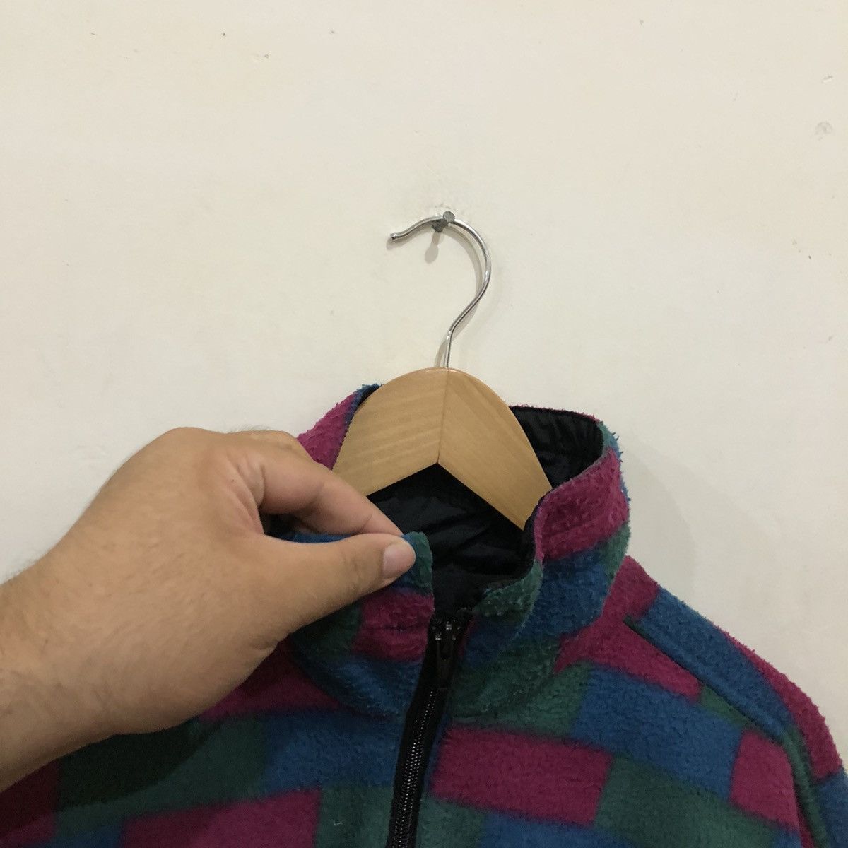 Japanese Brand SEADRAGON Box Design Half Zipper Fleece Jacket Size US L / EU 52-54 / 3 - 7 Thumbnail