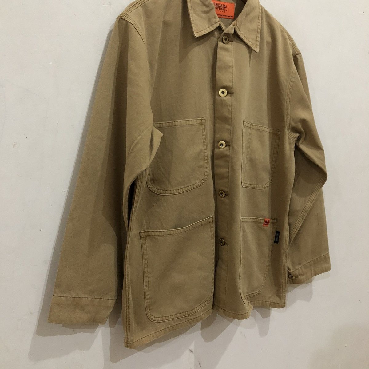Japanese Brand Universal Overall Chicago Worker Multi Pocket Jacket Size US S / EU 44-46 / 1 - 3 Thumbnail