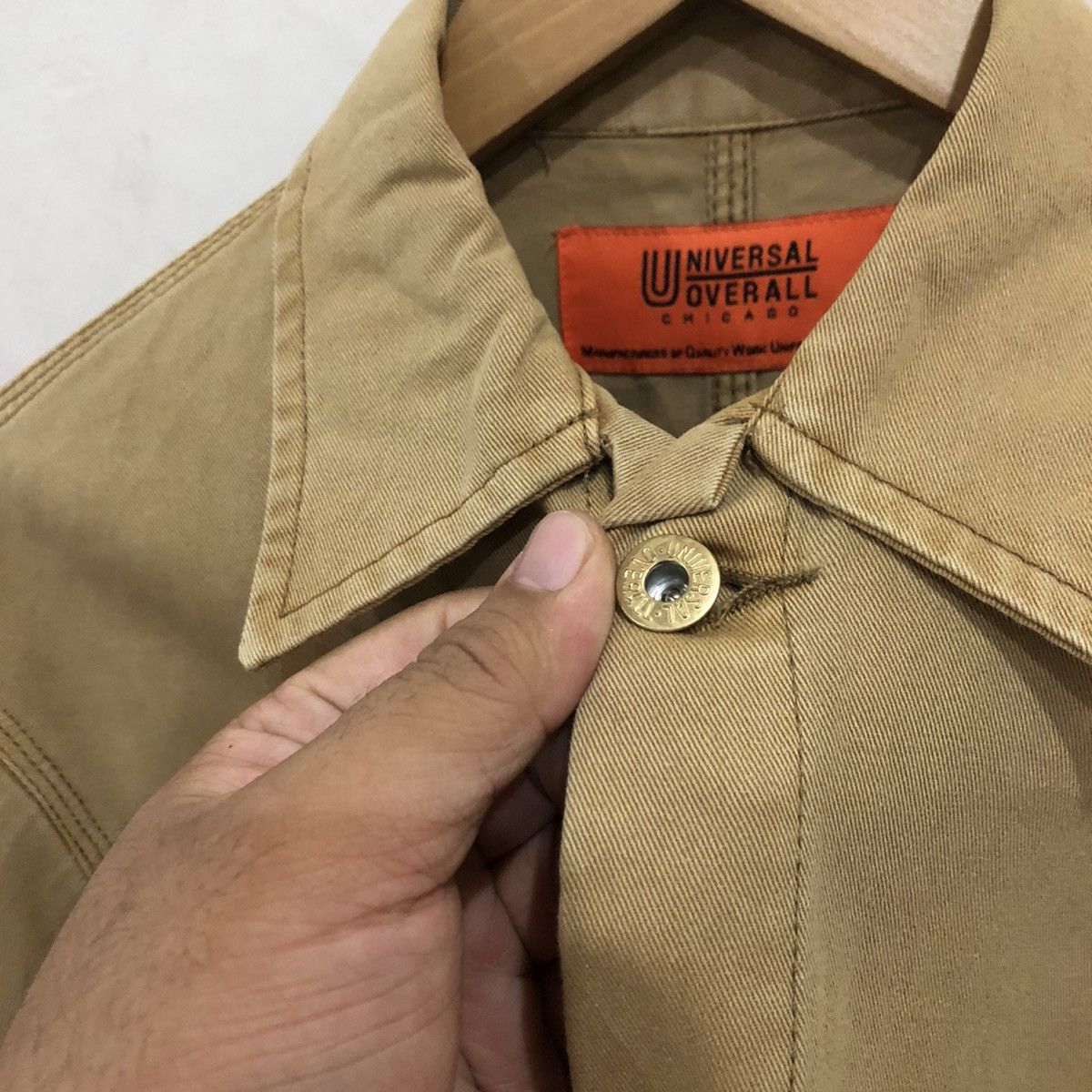 Japanese Brand Universal Overall Chicago Worker Multi Pocket Jacket Size US S / EU 44-46 / 1 - 7 Thumbnail