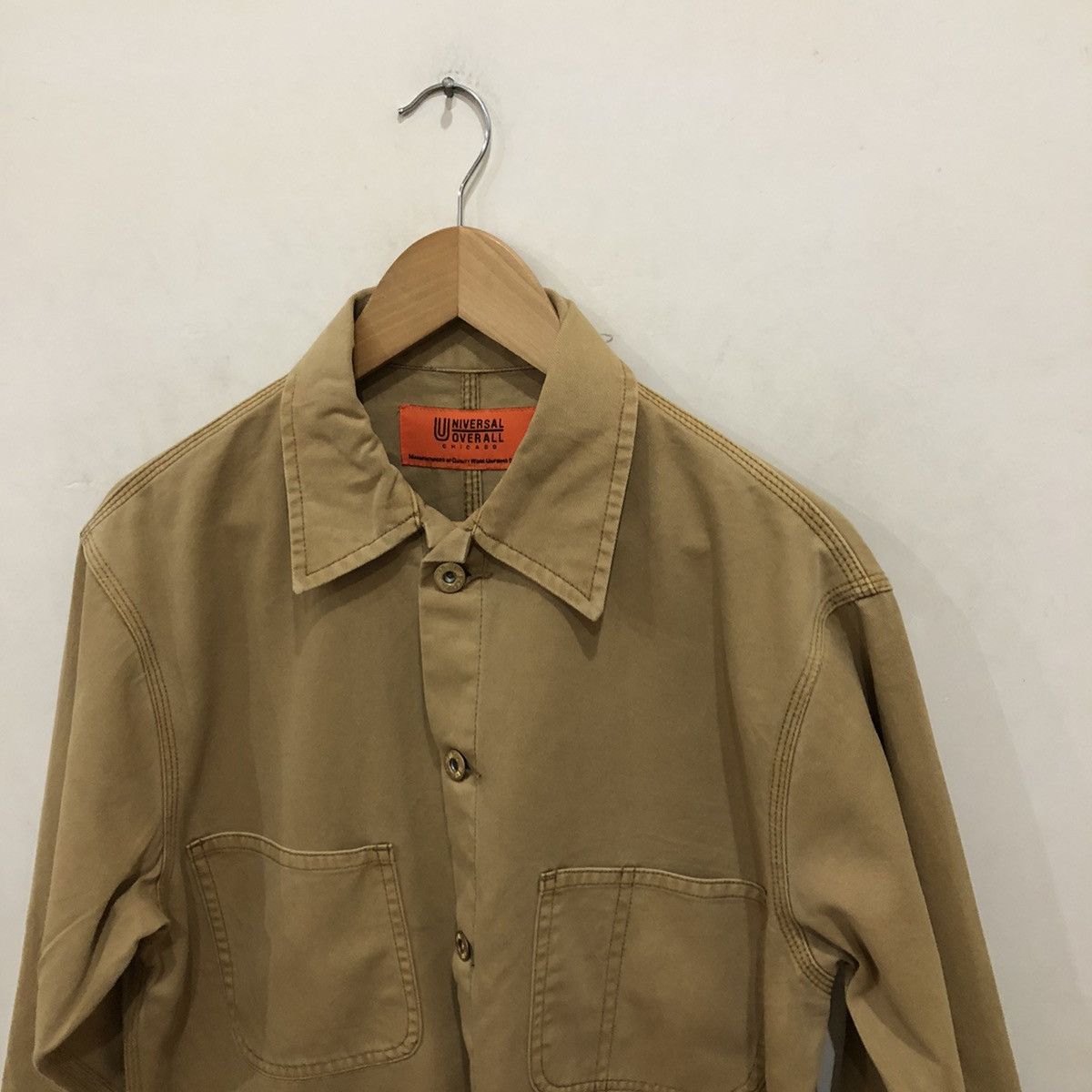 Japanese Brand Universal Overall Chicago Worker Multi Pocket Jacket Size US S / EU 44-46 / 1 - 4 Thumbnail