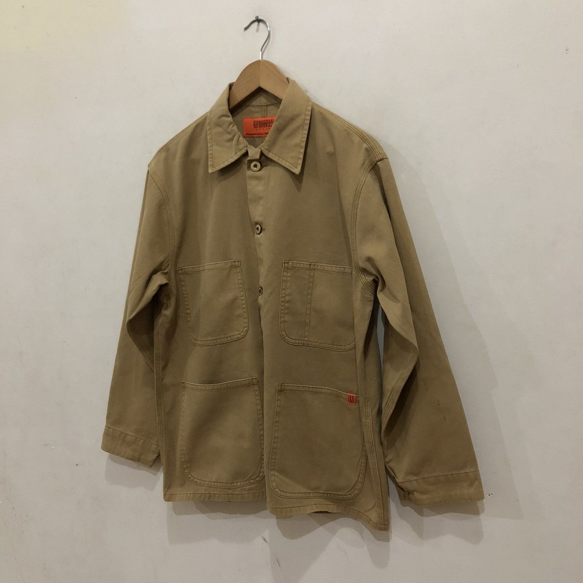 Japanese Brand Universal Overall Chicago Worker Multi Pocket Jacket Size US S / EU 44-46 / 1 - 2 Thumbnail