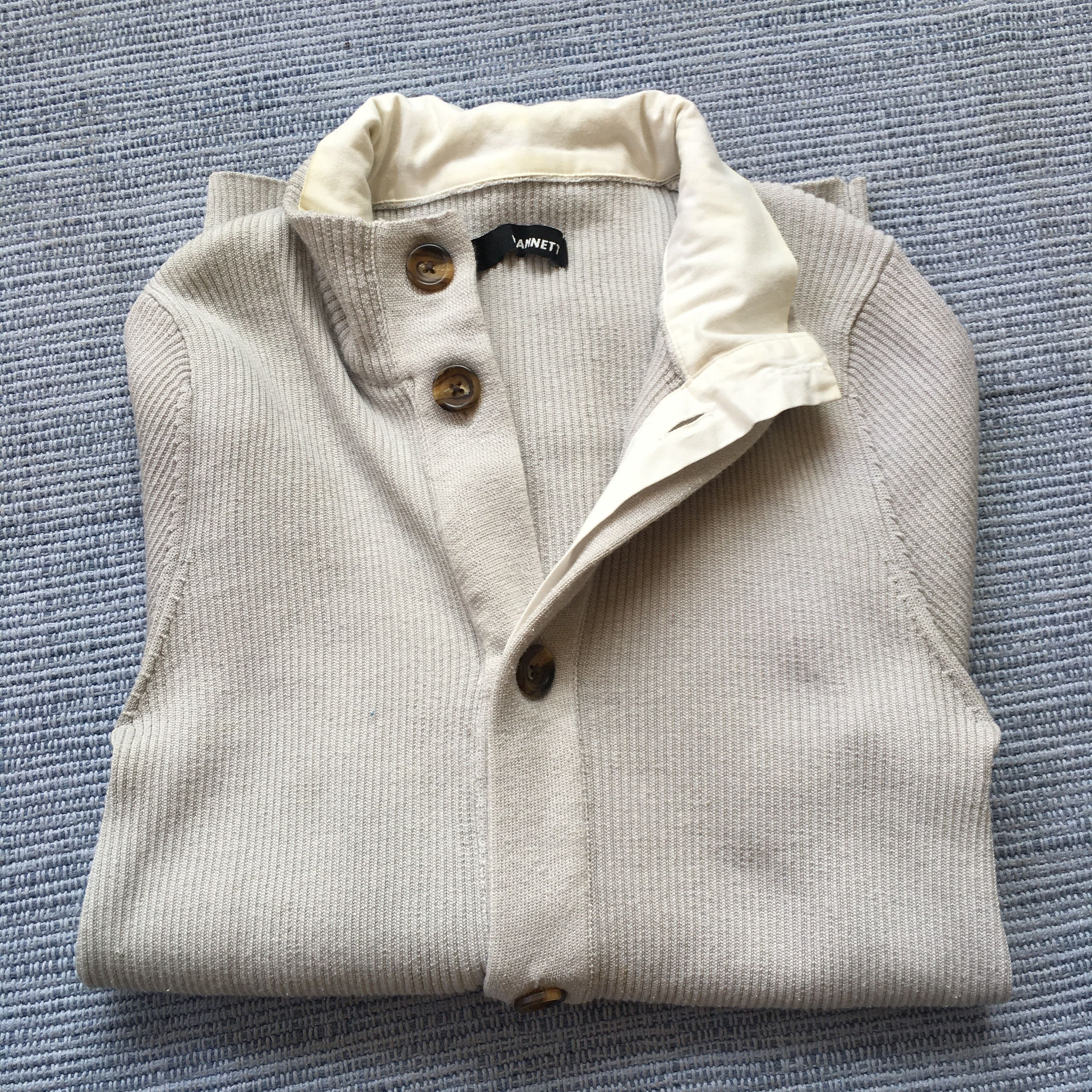 Japanese Brand hamnett gray knit Size US L / EU 52-54 / 3 - 8 Thumbnail