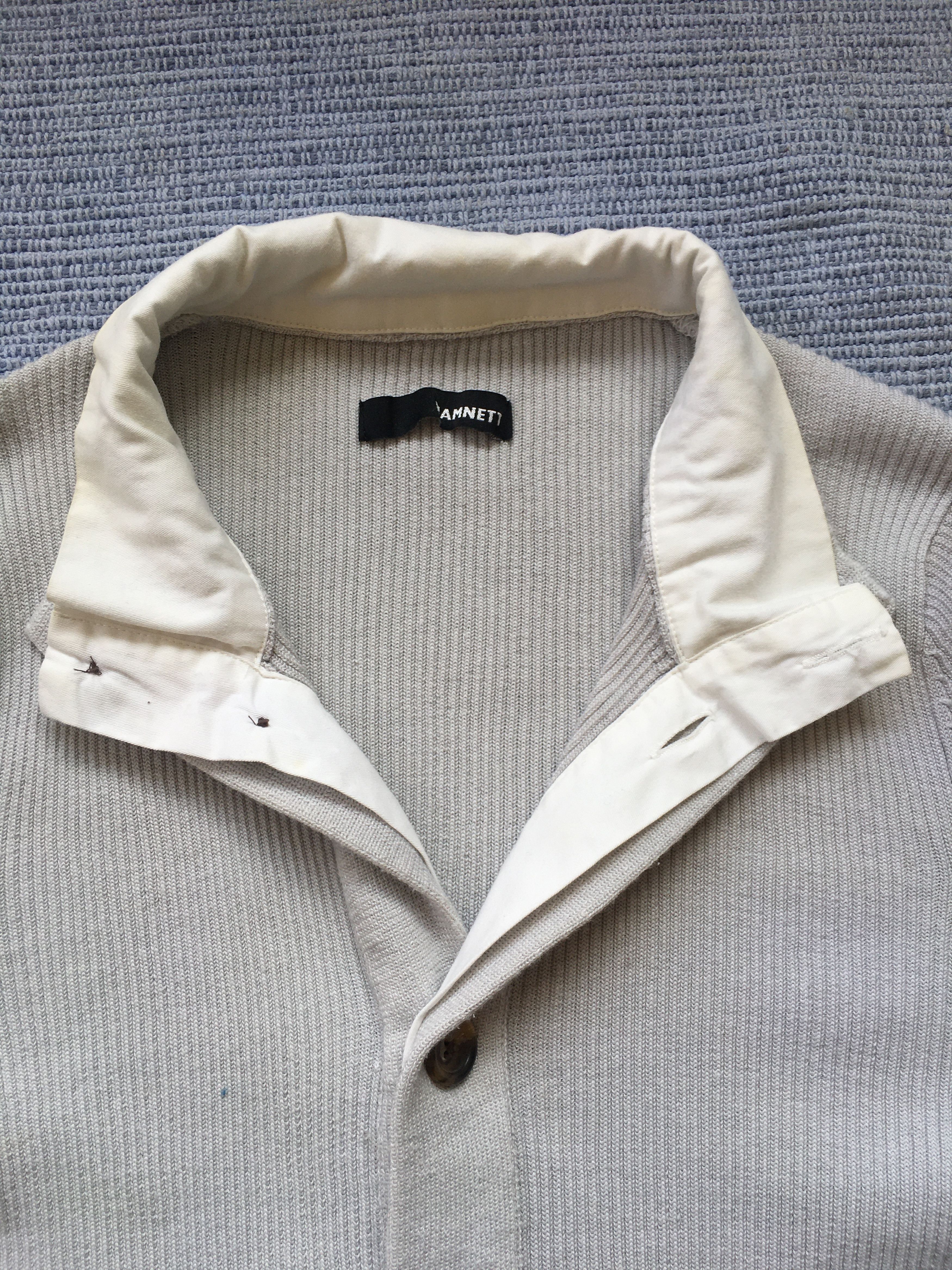 Japanese Brand hamnett gray knit Size US L / EU 52-54 / 3 - 2 Thumbnail