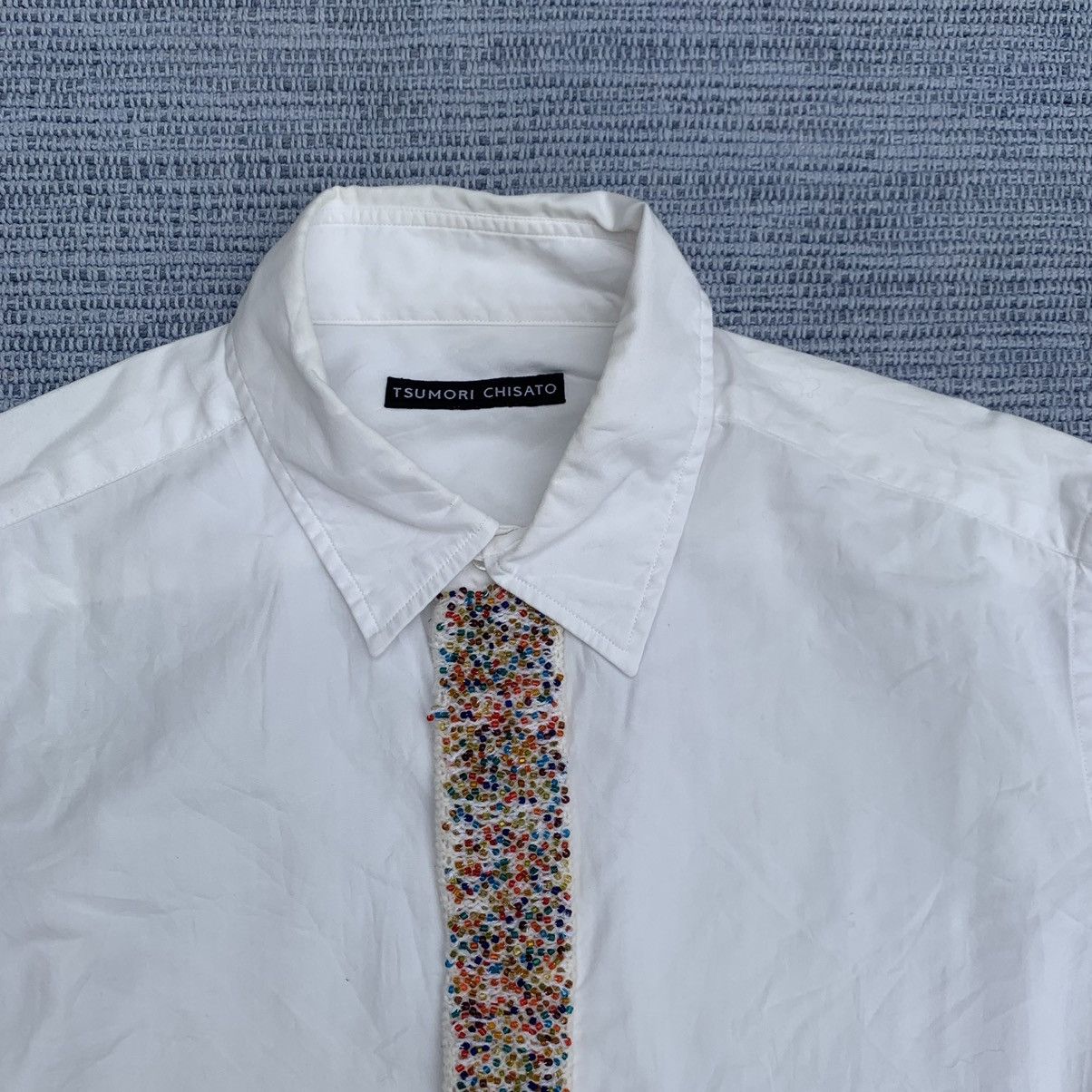 Issey Miyake White button up shirt Size US S / EU 44-46 / 1 - 2 Thumbnail