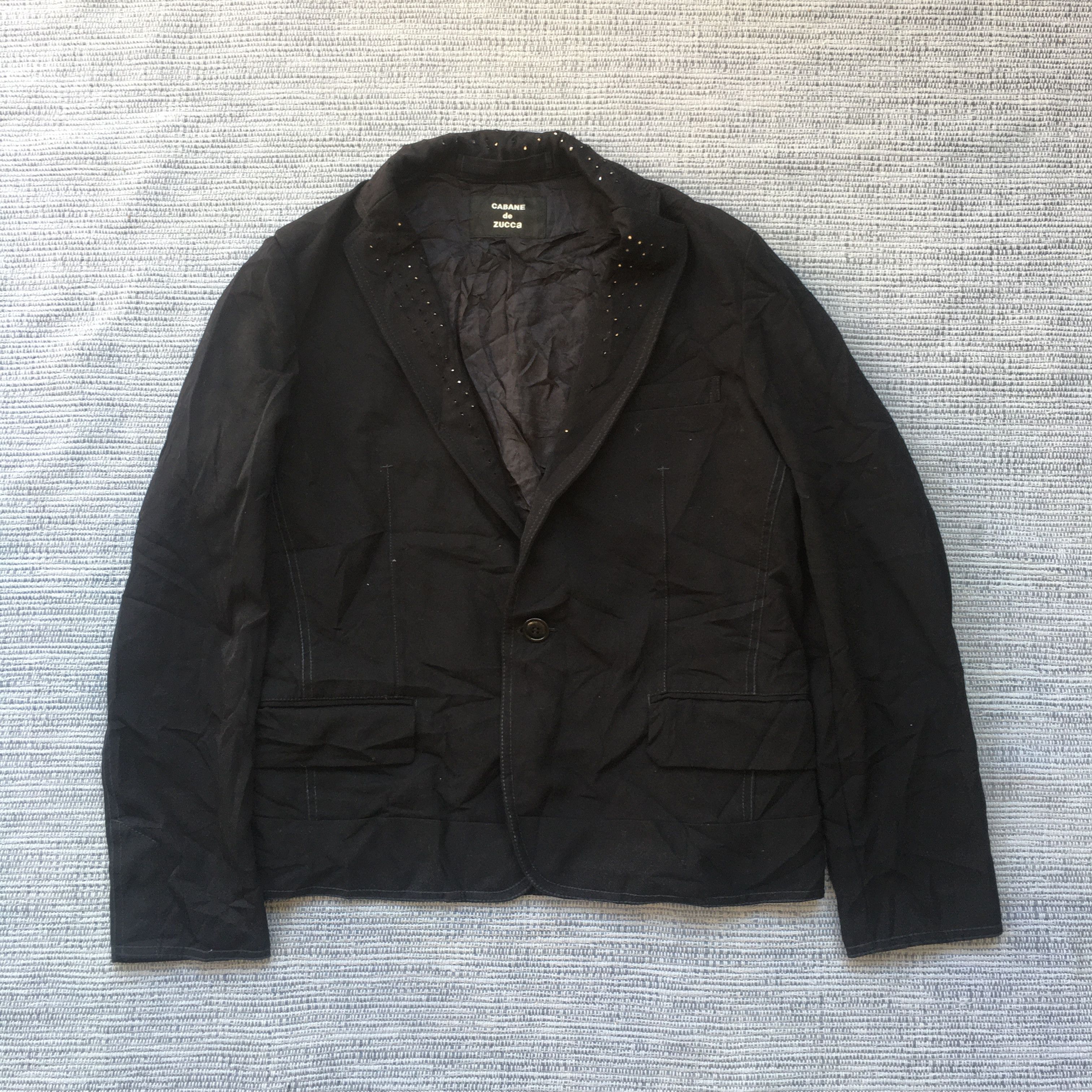 CABANE de ZUCCa cabane de zucca wool navy blazer Size US M / EU 48-50 / 2 - 1 Thumbnail