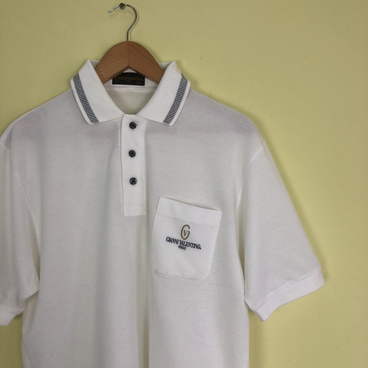Japanese Brand Vintage Polo Gianni Valentino Italy Size US M / EU 48-50 / 2 - 3 Thumbnail