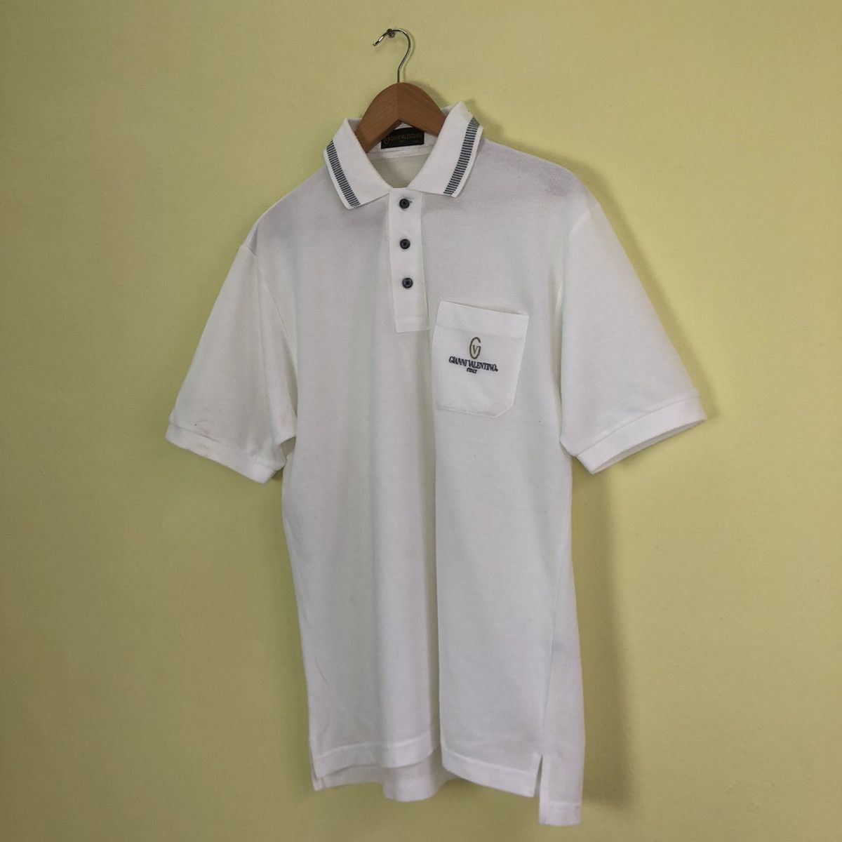 Japanese Brand Vintage Polo Gianni Valentino Italy Size US M / EU 48-50 / 2 - 2 Thumbnail